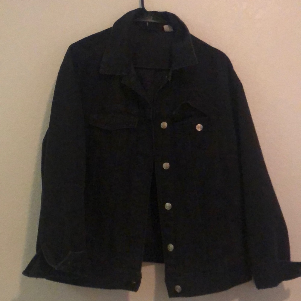 Black jean jacket